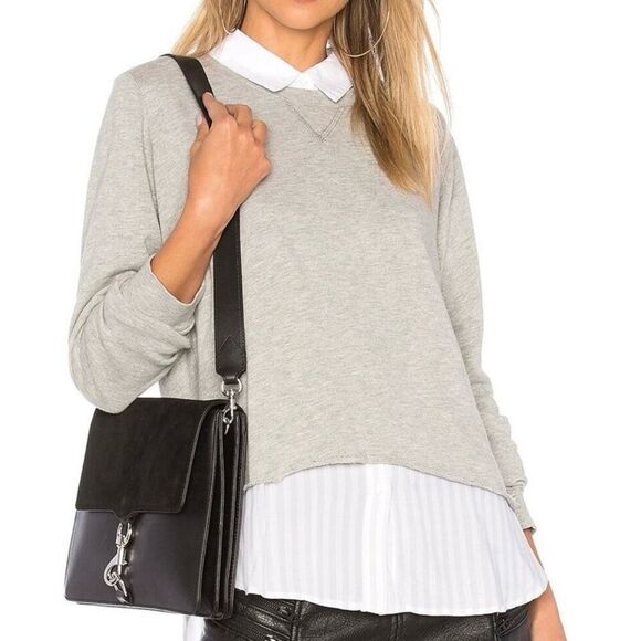 Rails Tops - Rails Edson Layered Top in Sterling Size Small